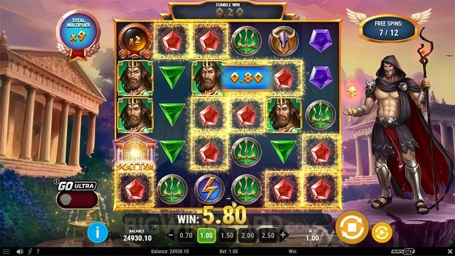 Winslot gaming platform interface